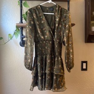 Bardot Ditsy Shirred Floral dress